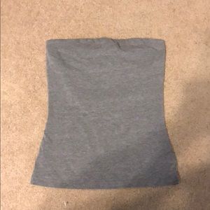 Gray tube top